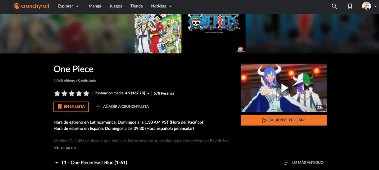 one piece crunchy