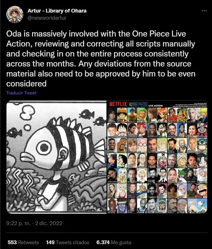 one piece manga tuit