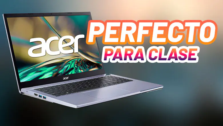 Portátil Acer para clase