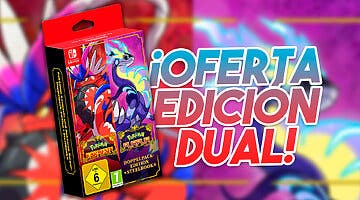 Imagen de Compra la edición dual de Pokémon Escarlata + Púrpura al mejor precio con esta oferta; ¡con caja metálica incluida!