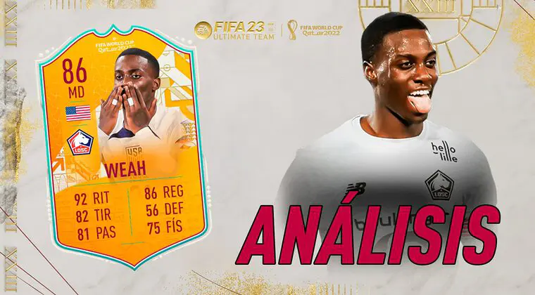 Imagen de FIFA 23: análisis de Weah FIFA World Cup Stories. ¿Extremo interesante y gratuito?