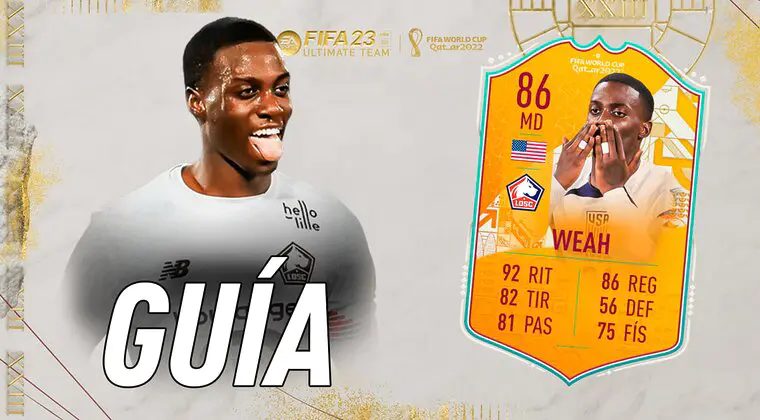 Imagen de FIFA 23: guía para conseguir a Timothy Weah FIFA World Cup Stories