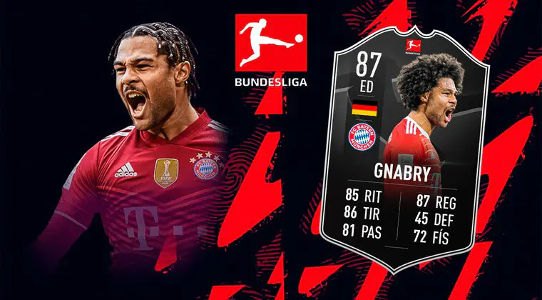 Imagen de FIFA 23: ¿Merece la pena Serge Gnabry POTM de la Bundesliga? + Solución del SBC