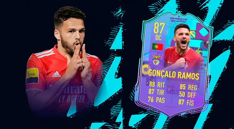 Imagen de FIFA 23: ¿Merece la pena Gonçalo Ramos Fenómenos de la Copa Mundial? + Solución del SBC
