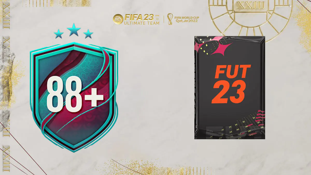 FIFA 23 Ultimate Team SBC Mejora de icono medio o de la FIFA World Cup 88+