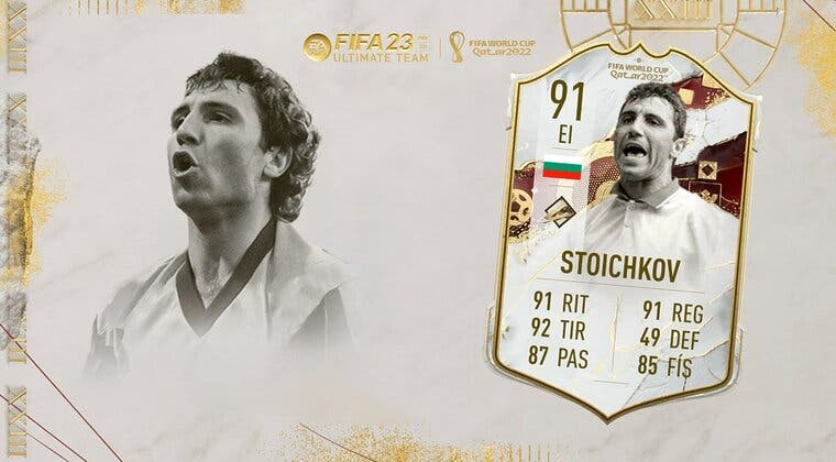 Imagen de FIFA 23: ¿Merece la pena Hristo Stoichkov Icono del Mundial? + Solución del SBC
