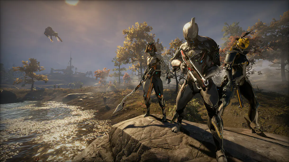 Imagen promocional de Warframe en Steam