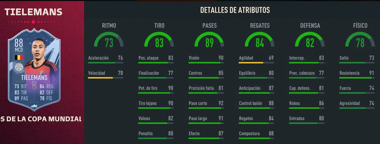 tielemans fenomenos de la copa mundial fifa 23 e1670783578570