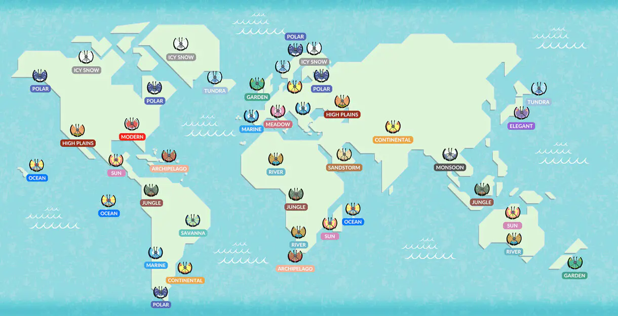 vivillon mundial