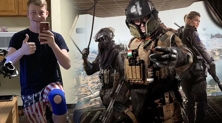 Imagen de Un streamer de Twitch se rompe la rodilla jugando a Warzone por enfadarse demasiado al perder