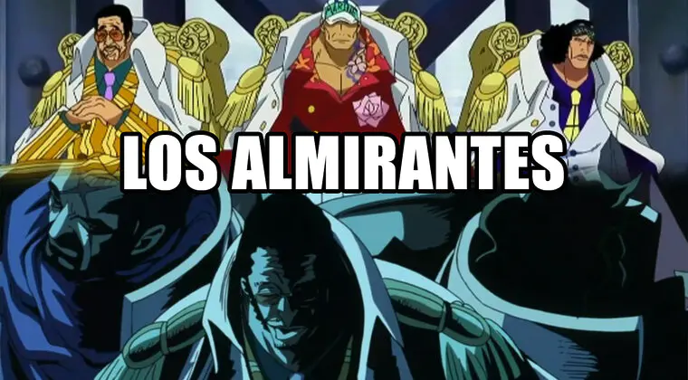 Imagen de Los almirantes en One Piece: Todos los personajes que han ostentado el cargo y su poder