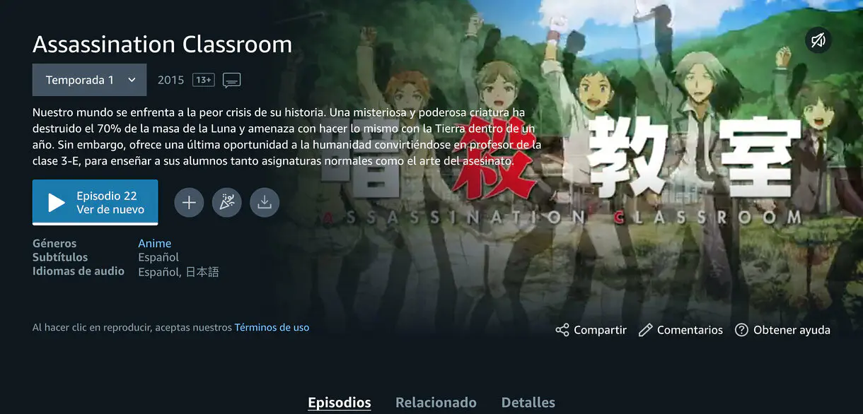 Assassination Classroom Prime Video