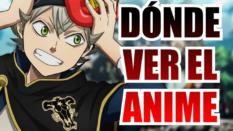 black clover donde ver