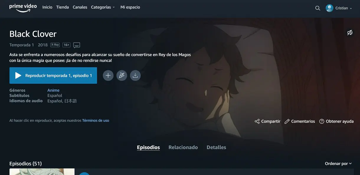 black clover prime video