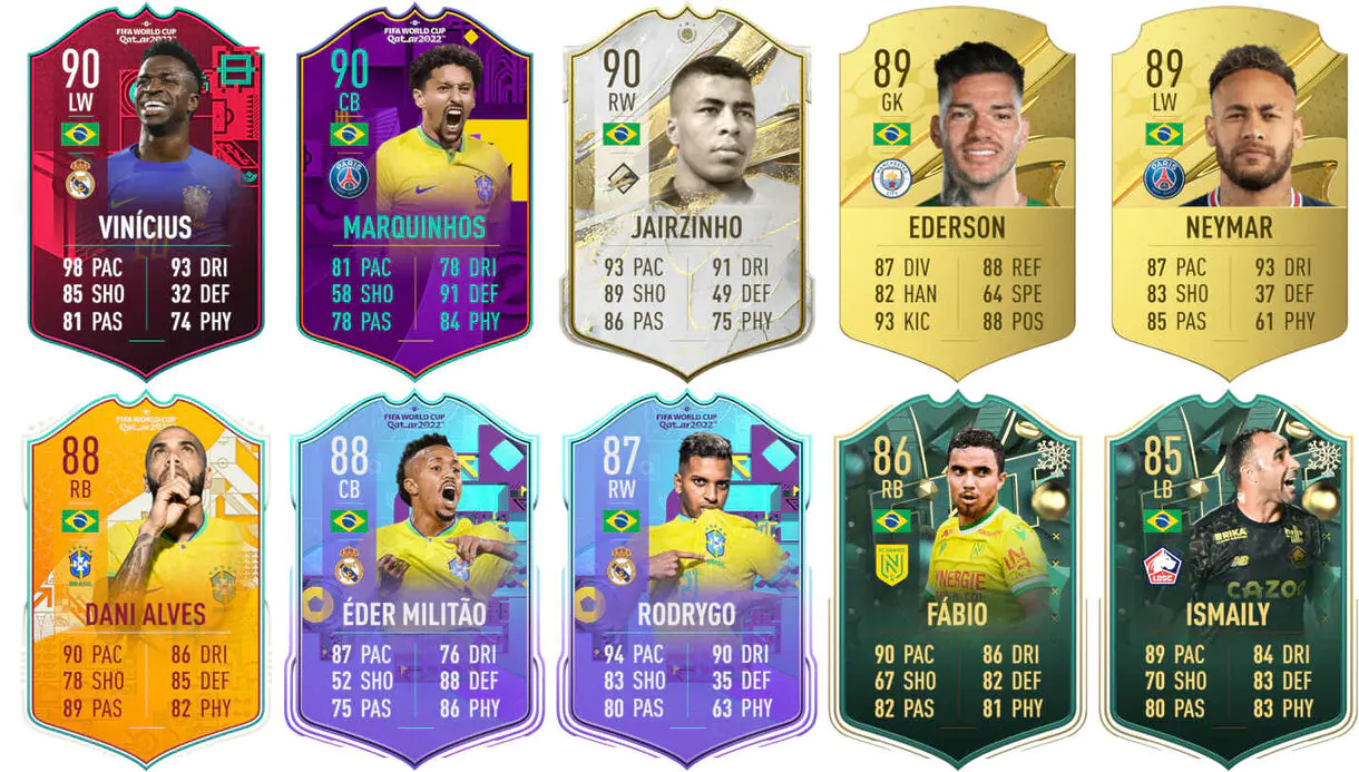 cartas brasil luquinhas duo dinamico fifa 23
