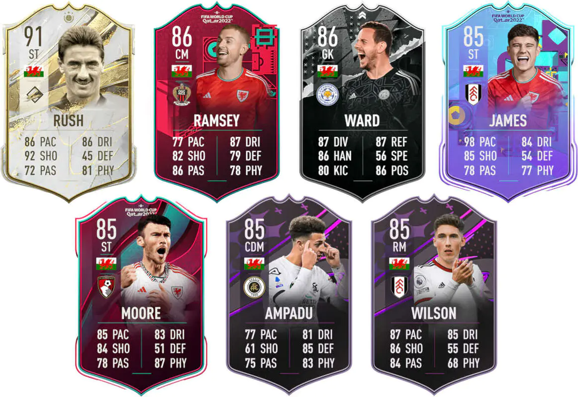 Cartas competitivas y decentes Gales FIFA 23 Ultimate Team