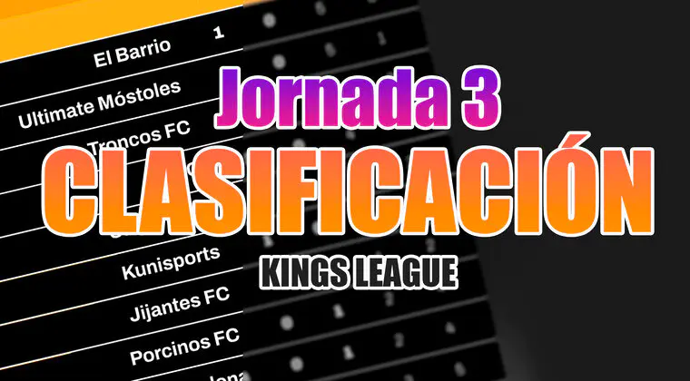 Imagen de Kings League jornada 3: Así está la clasificación después de todos los partidos