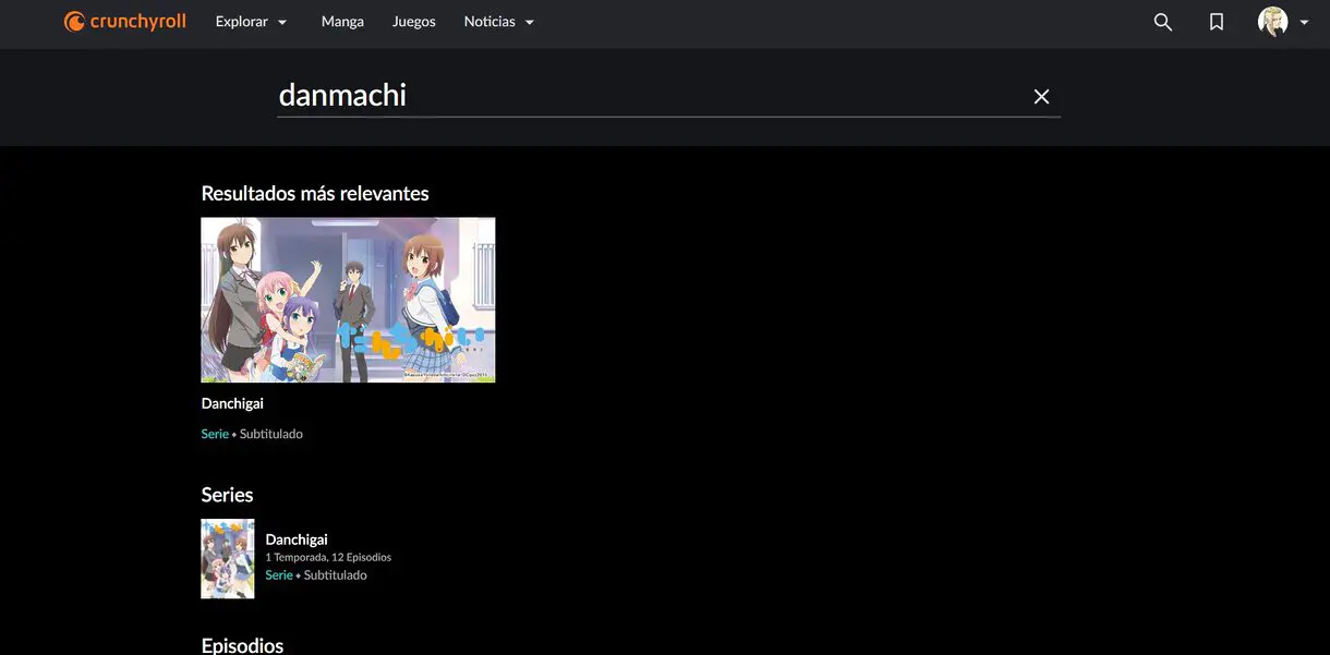danmachi en crunchyroll