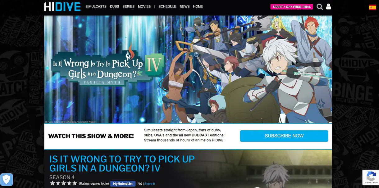 danmachi hidive