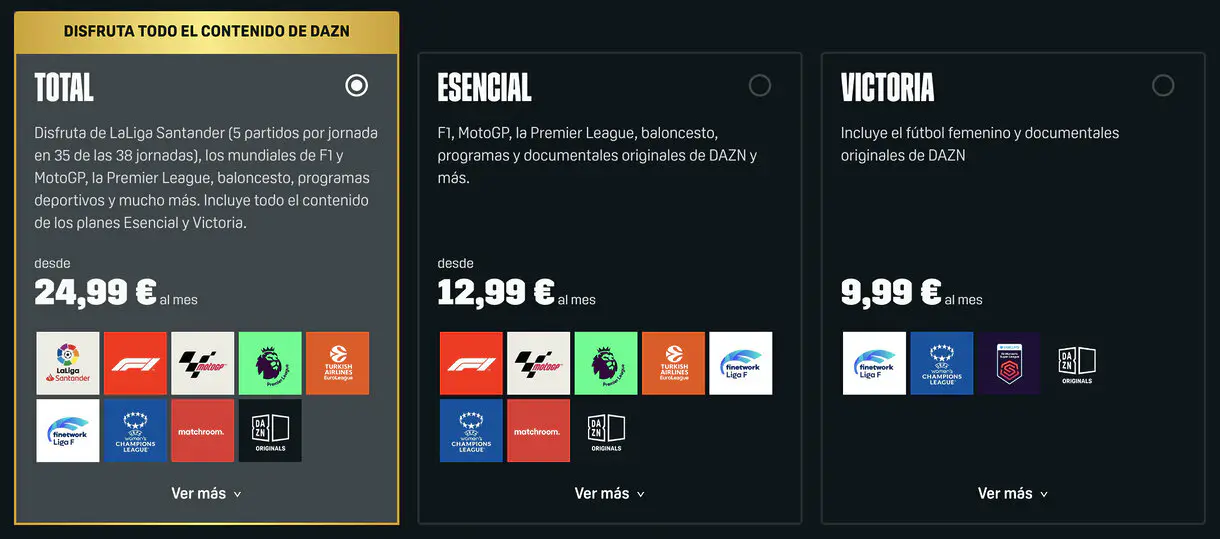 dazn planes 2023