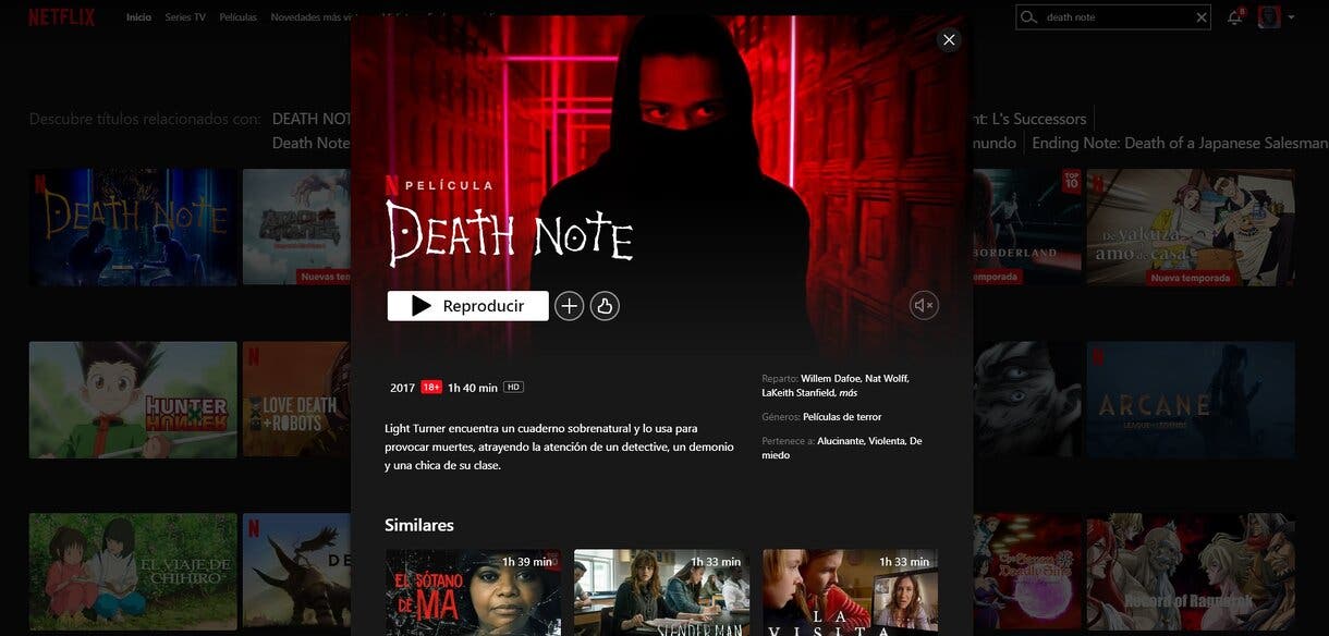 death note ntefglix