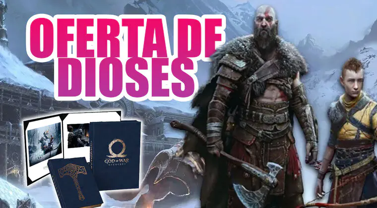Imagen de God of War Ragnarök: El Libro de Arte alcanza su mínimo histórico y lo recibes antes de Reyes