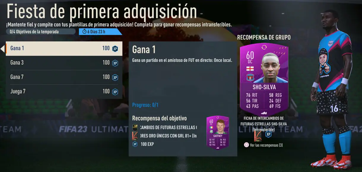 Objetivos Fiesta de primera adquisición FIFA 23 Ultimate Team