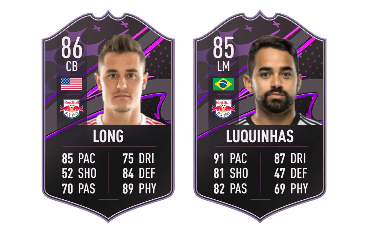 Cartas filtradas Dúo Dinámico Long y Luquinhas FIFA 23 Ultimate Team 