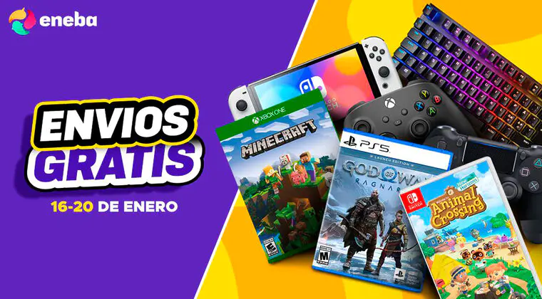 Imagen de Aprovecha los envíos gratis en Eneba en juegos y consolas hasta el 20 de enero