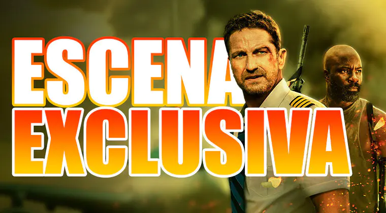 Imagen de Escena EXCLUSIVA de El Piloto, la nueva película de acción de Gerard Butler y Mike Colter