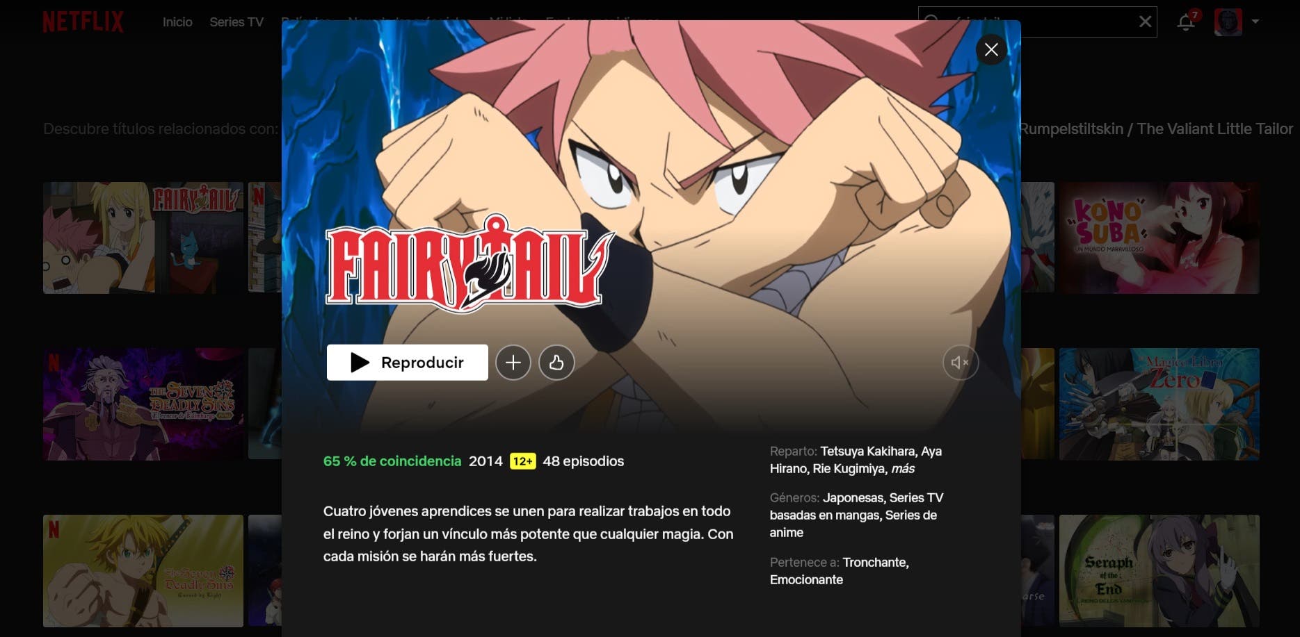 Fairy Tail vuelve a Netflix con sus primeros 48 episodios