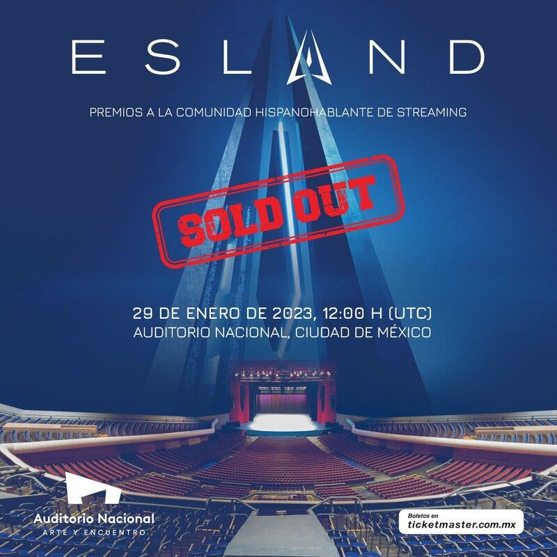 sold out premios esland
