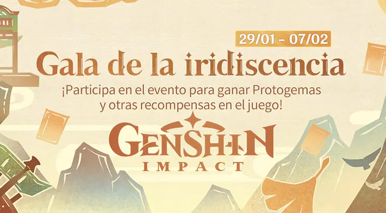 Imagen de Genshin Impact: Nuevo evento web para conseguir protogemas gratis, 'Gala de la Iridiscencia'