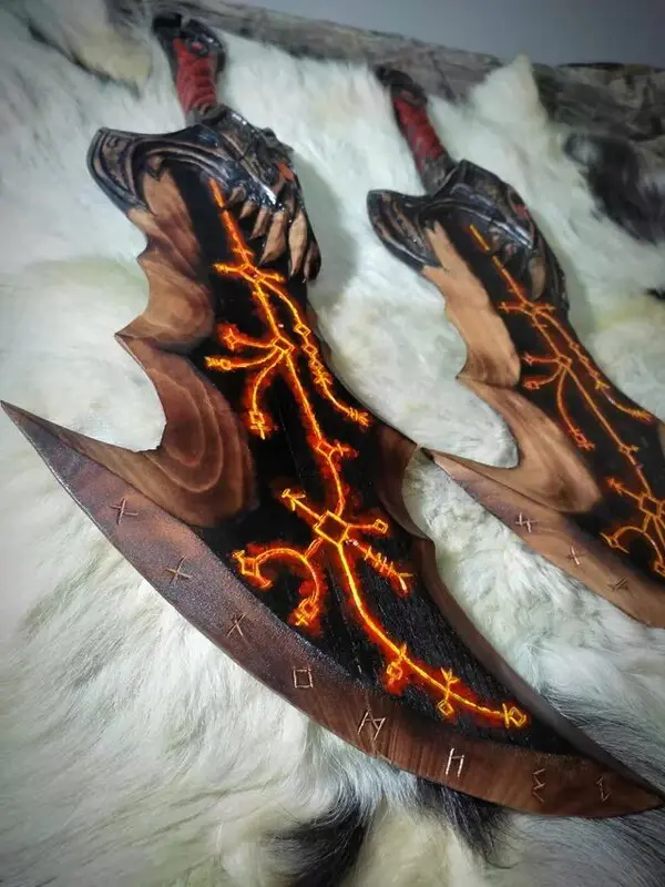 god of war homemade blades of chaos 4
