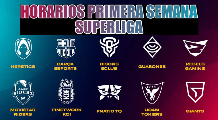 Imagen de Superliga LoL: Horarios, partidos y cruces de la primera super semana de la liga española, partidos de KOI, Heretics, Fnatic, Giants...
