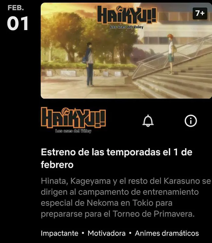 Haikyuu!! Netflix España