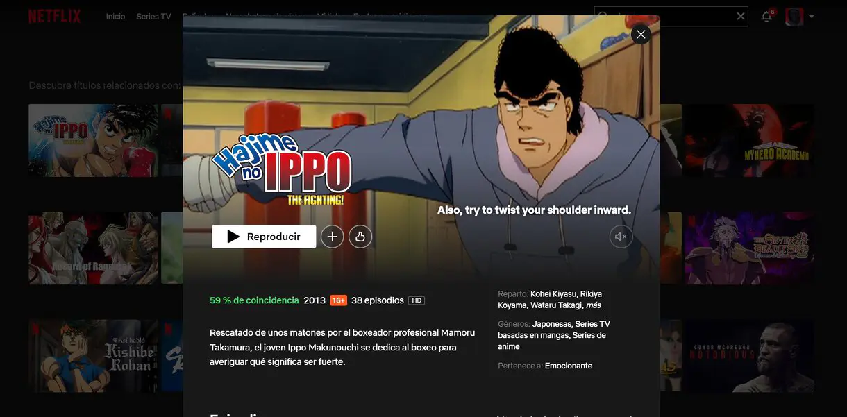 hajime no ippo netflix