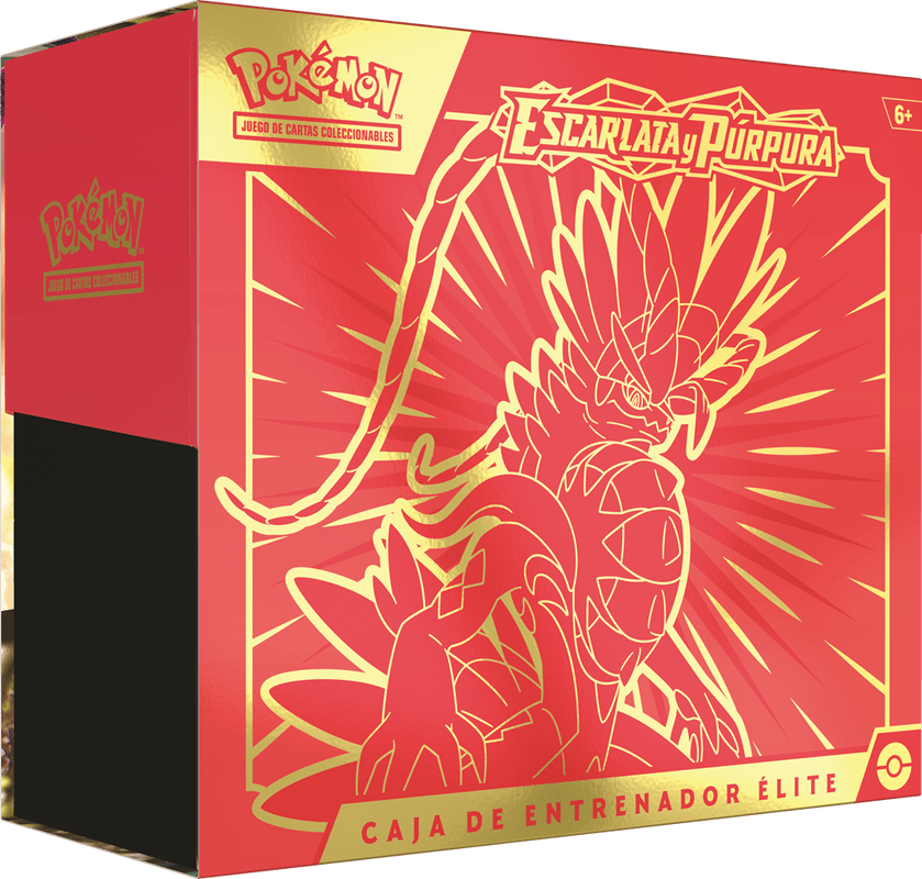 JCC Pokemon Escarlata y Purpura Caja de Entrenador de Elite Koraidon