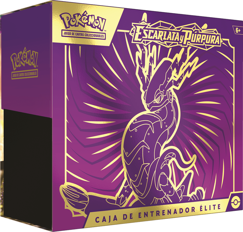 JCC Pokemon Escarlata y Purpura Caja de Entrenador de Elite Miraidon
