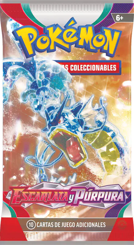 JCC Pokemon Escarlata y Purpura sobre Gyarados teracristal