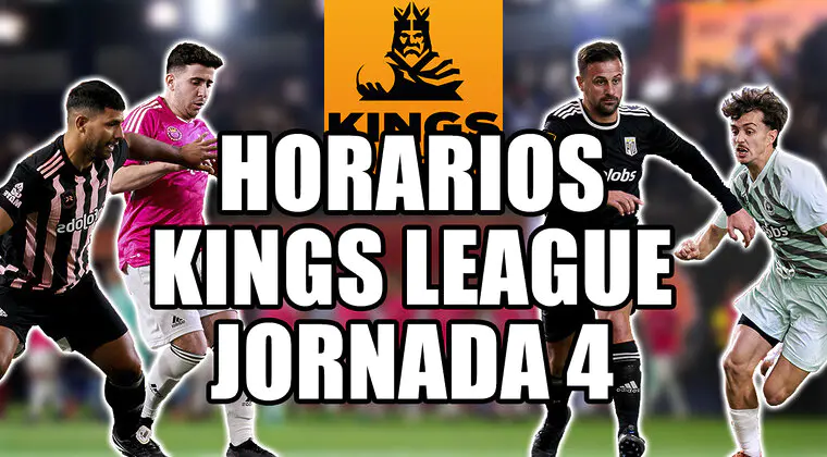 Imagen de Kings League jornada 4: Horarios, dónde ver los partidos y clasificación