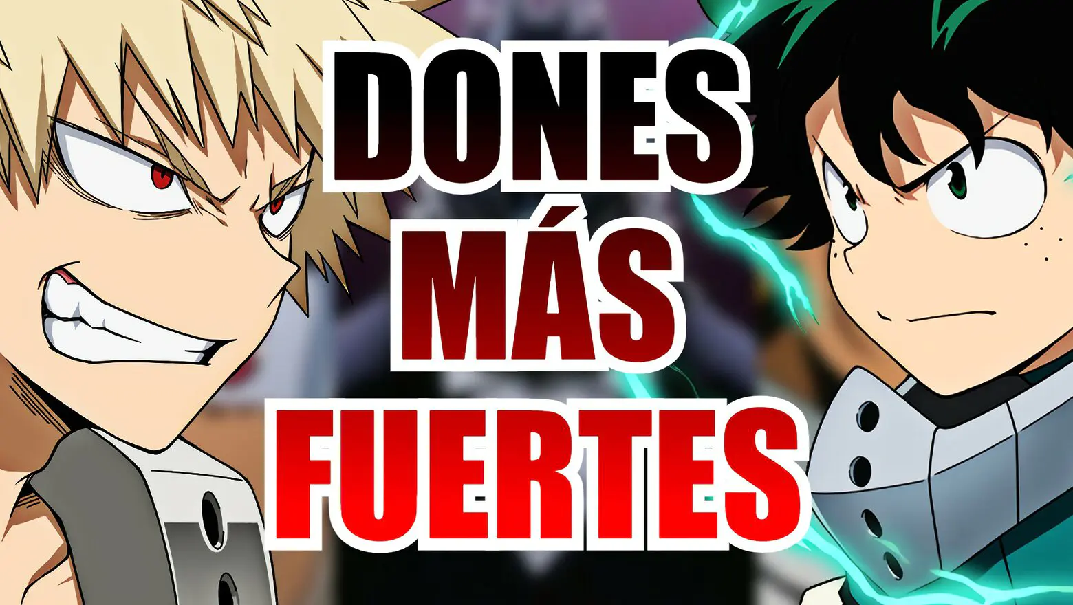 my hero academia dones mas fuertes