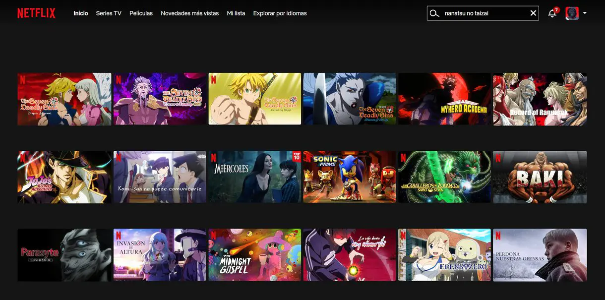 nanatsu no taizai netflix