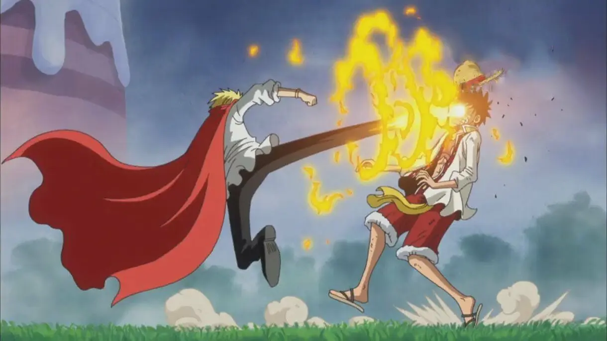 sanji vs luffy