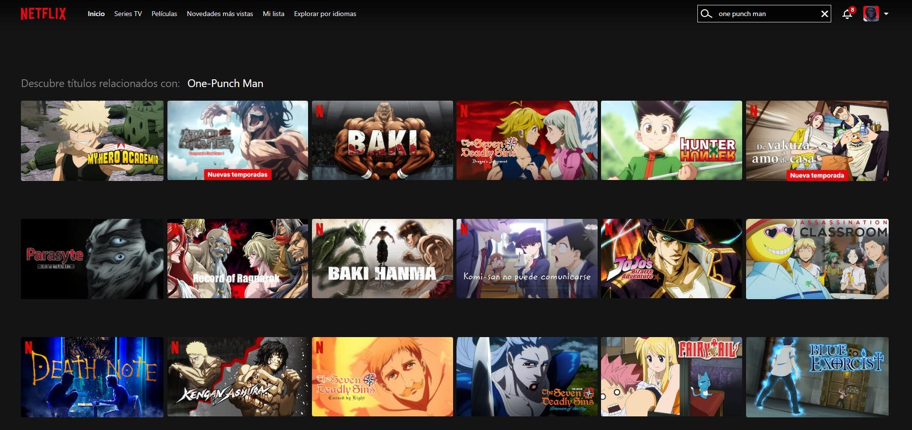 Porque One Punch Man 2 aún no está disponible en Netflix?