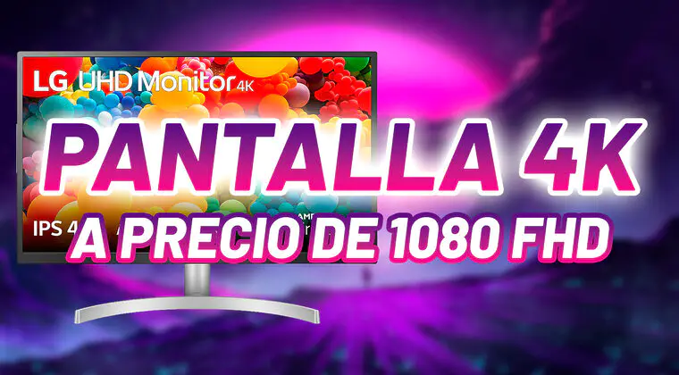Imagen de Esta pantalla 4K UHD de LG se convierte en una opción brutal si buscamos un monitor barato