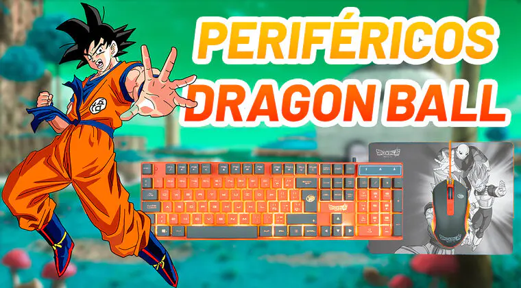 Imagen de Este pack de periféricos de Dragon Ball de FR-TEC disponible en Amazon es una auténtica pasada