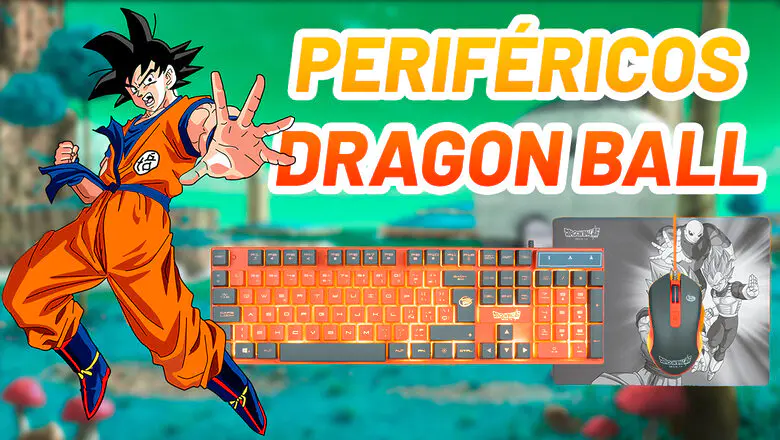 Teclado, ratón, alfombrilla Dragon Ball