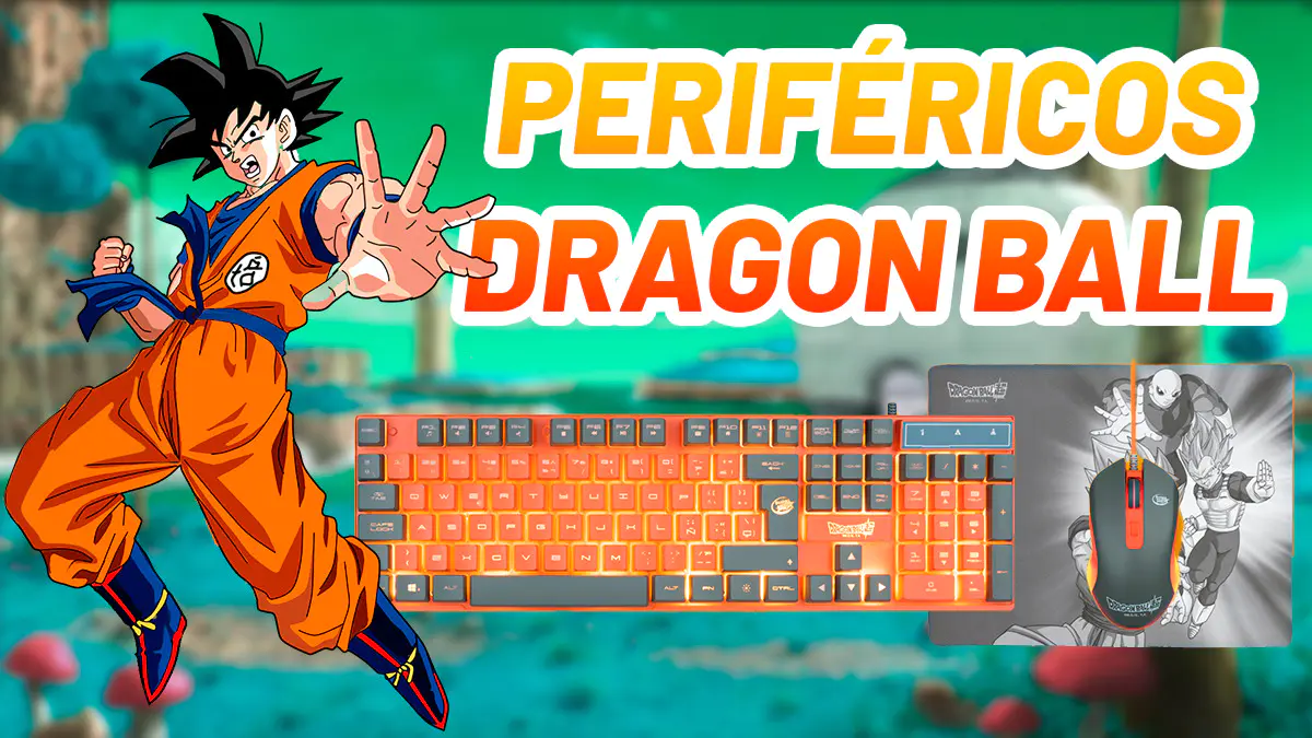 Teclado, ratón, alfombrilla Dragon Ball