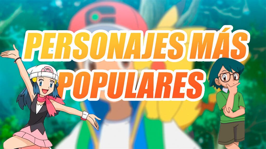 personajes mas populares del anime de Pokemon